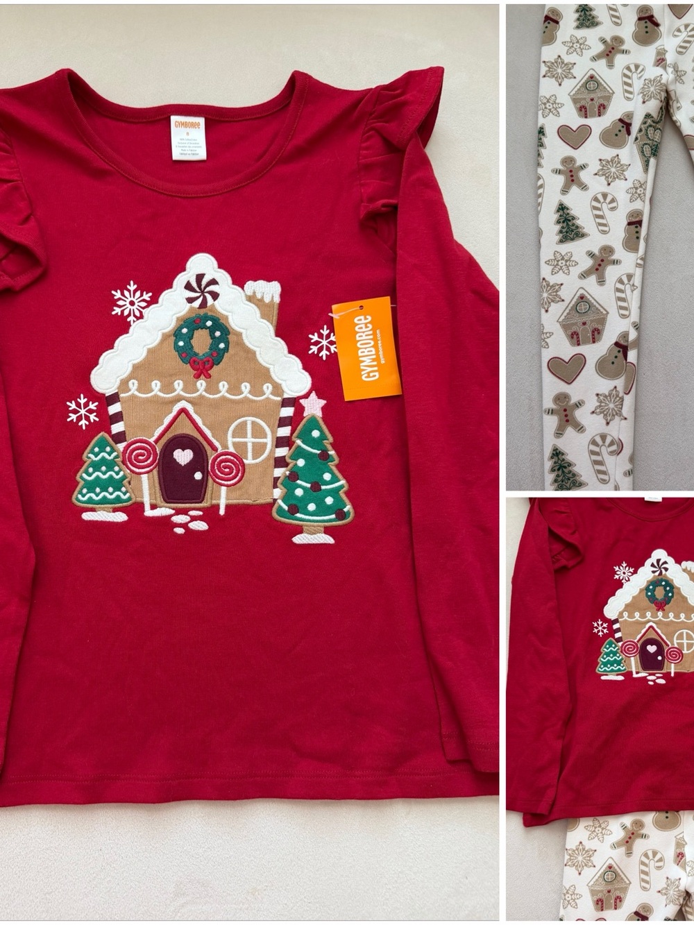 Gymboree Gingerbread House Set 8 NWT/EUC Ponte Leggings